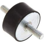 GPA 4020 Gummi-Metall-Puffer beidseitig mit Gewindestift M 8 x 23