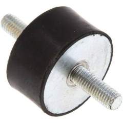 GPA 4020 Gummi-Metall-Puffer beidseitig mit Gewindestift M 8 x 23