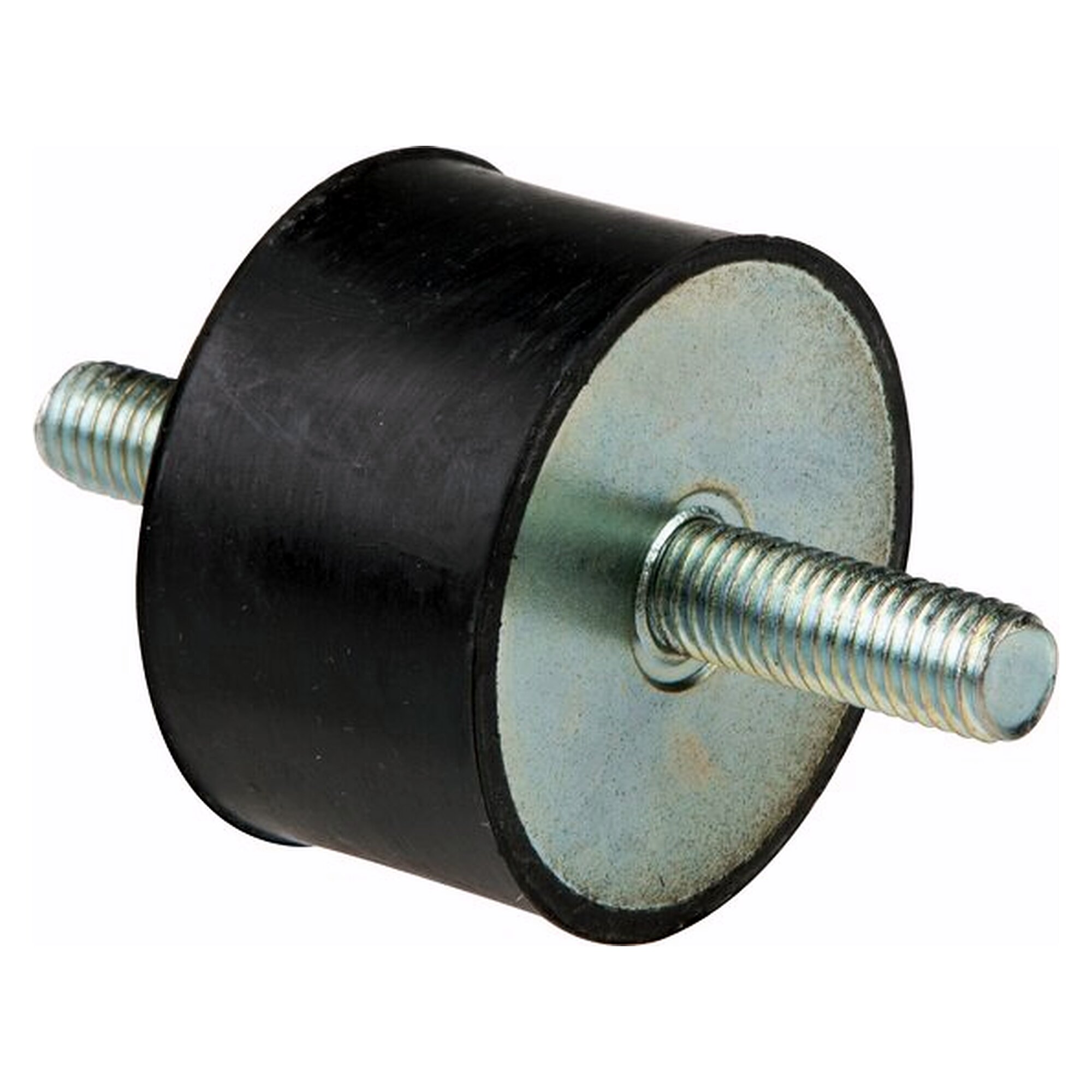 Rubber-metal buffer (Typ A) 70x45mm, M 10(AG)/M 10(AG), zinc plated steel