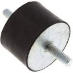 GPA 7550 Gummi-Metall-Puffer beidseitig mit Gewindestift M 12 x 37