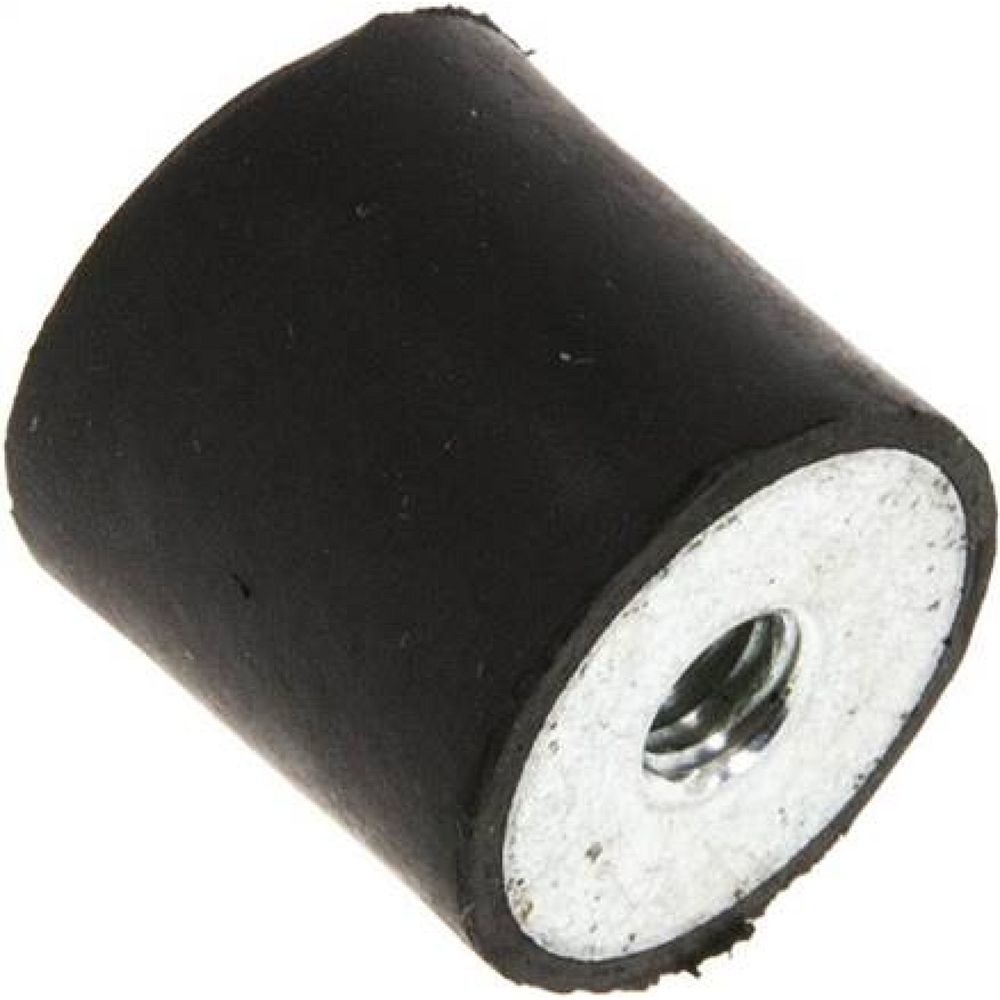 GPC 2020 Gummi-Metall-Puffer beidseitig mit Innengewinde M 6 (6 tief)