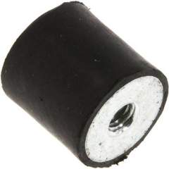 GPC 2020 Gummi-Metall-Puffer beidseitig mit Innengewinde M 6 (6 tief)