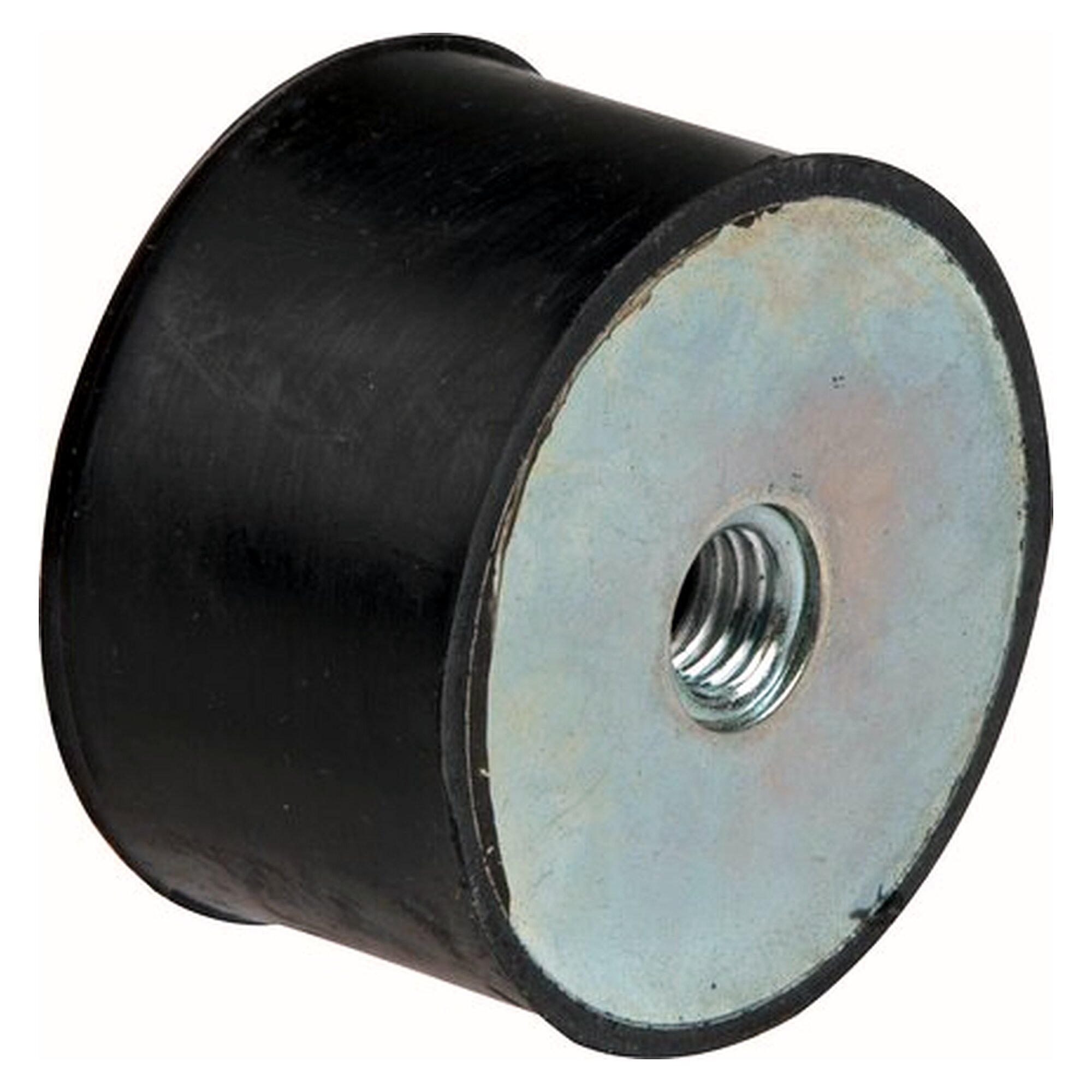 rubber-metal buffer (Typ C) 10x10mm, M 4(IG)/M 4(IG), stainless steel 1.4301