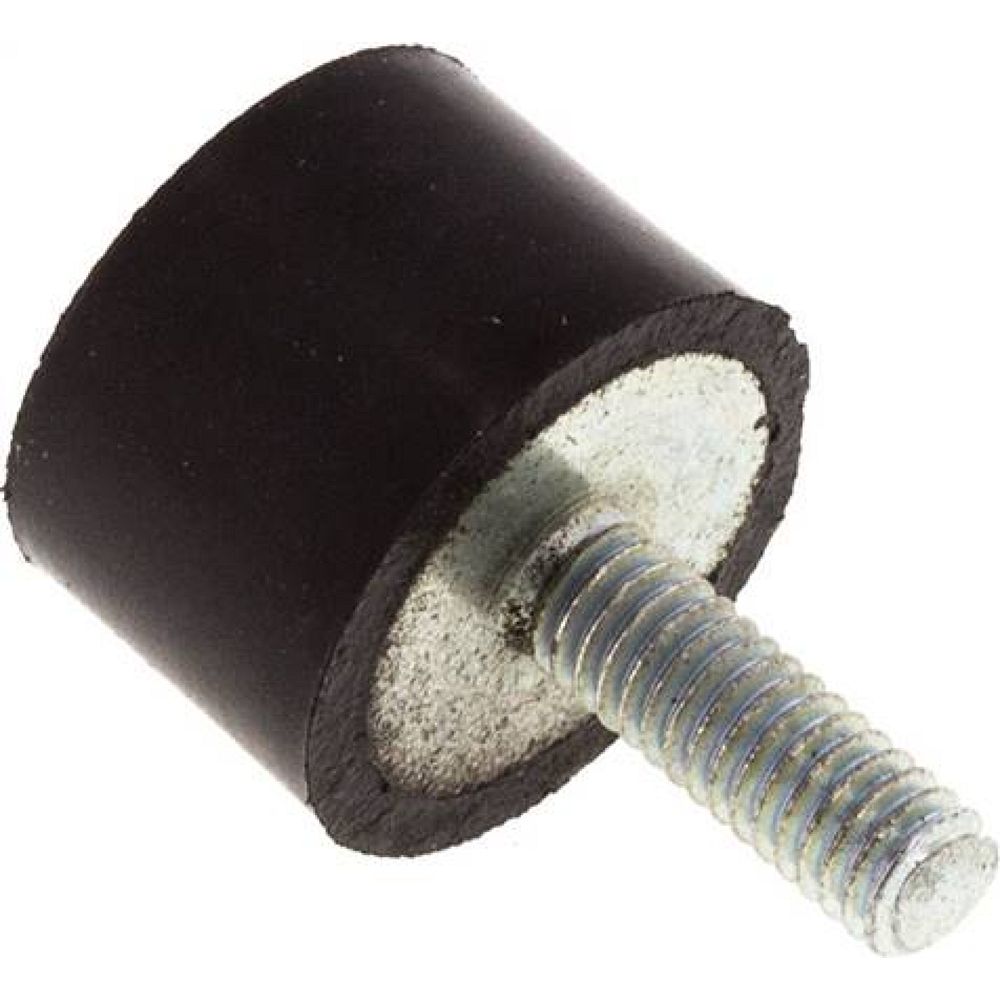 GPD 1510 Gummi-Metall-Puffer einseitig mit Gewindestift M 4 x 12