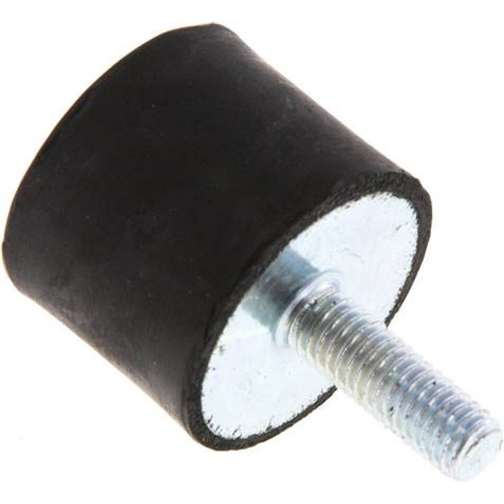 GPD 2520 Gummi-Metall-Puffer einseitig mit Gewindestift M 6 x 18