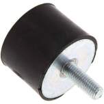GPD 4030 Gummi-Metall-Puffer einseitig mit Gewindestift M 8 x 23