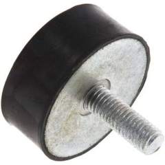 GPD 5020 Gummi-Metall-Puffer einseitig mit Gewindestift M 10 x 28