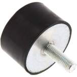 GPD 5030 Gummi-Metall-Puffer einseitig mit Gewindestift M 10 x 28