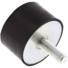 GPD 5030 Gummi-Metall-Puffer einseitig mit Gewindestift M 10 x 28