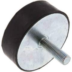 GPD 7525 Gummi-Metall-Puffer einseitig mit Gewindestift M 12 x 37