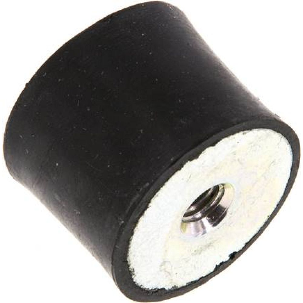 GPE 2520 Gummi-Metall-Puffer einseitig mit Innengewinde M 6 (6 tief)