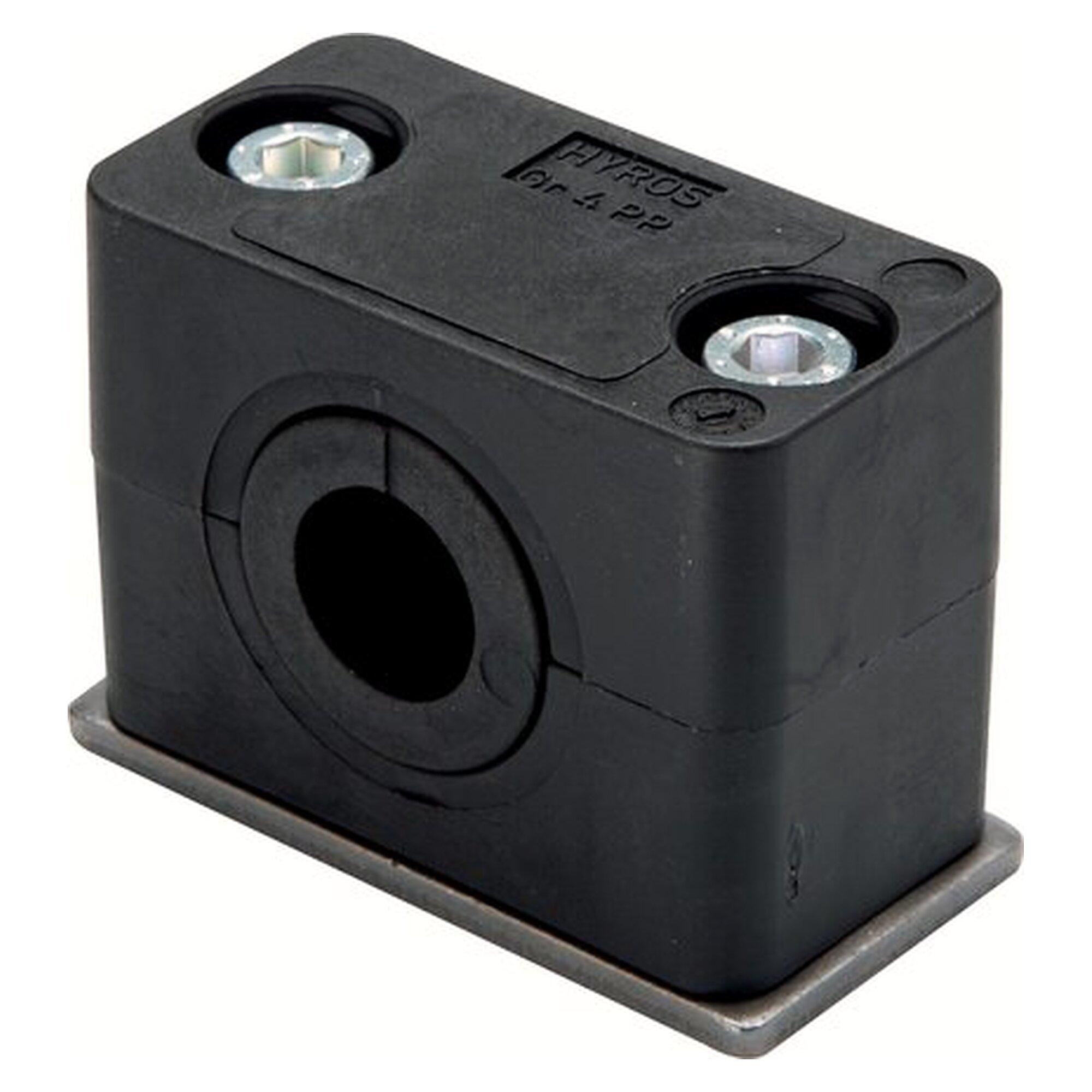 Pipe clamp (Elastomereinsatz) 20mm, size 6, light series
