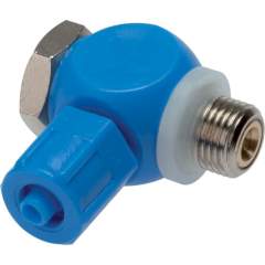 GRLD-144-K. Flow control silencer G 1/4"-6x4 mm, Supply air and exhaust air flow controlling (C)