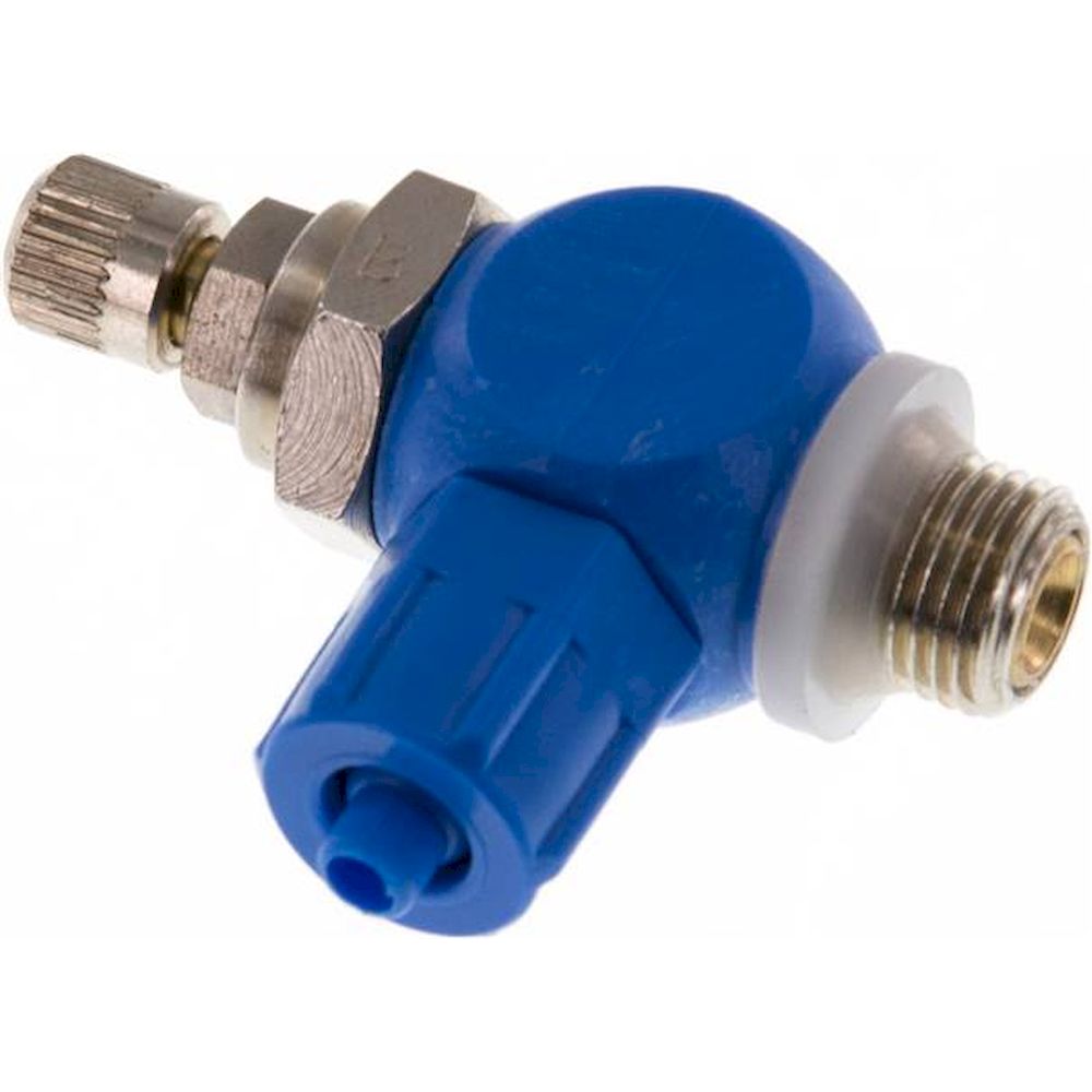 GRL-184-K-KOR. Flow control silencer G 1/8"-6x4 mm, Exhaust air flow controlling (B)