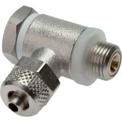 GRLD-148-MSV. Flow control silencer G 1/4"-10x8 mm, Supply air and exhaust air flow controlling (C)