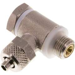 GRL-184-MSV. Flow control silencer G 1/8"-6x4 mm, Exhaust air flow controlling (B)