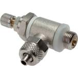 GRLA-144-MSV-KOR. Flow control silencer G 1/4"-6x4 mm, Supply air flow controlling (A)