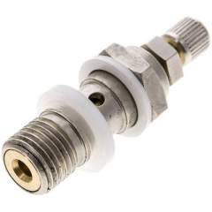 GRL 1/4 KOR. Drosselhohlschraube G 1/4", abluftregelnd (B), Rändelschraube und Kontermutter (ohne Werkzeug einste