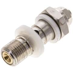 GRL 1/8 KO. Drosselhohlschraube G 1/8", abluftregelnd (B), Schlitzschraube und Kontermutter (mit Schraubendreher