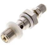 GRL-1/8-KOR. Flow control banjo bolt G 1/8", Exhaust air flow controlling (B), Knurled screw and locking nut (can