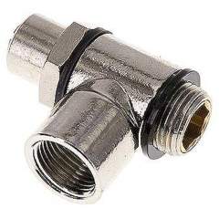 GRL-38-MSV. Flow control silencer G 3/8", Exhaust air flow controlling (B)