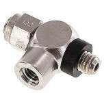 GRL-50-MSV. Flow control silencer M 5, Exhaust air flow controlling (B)