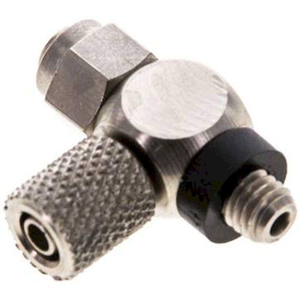 GRL-53-MSV. Flow control silencer M 5-4.3x3 mm, Exhaust air flow controlling (B)