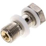 GRLA-1/4. Flow control banjo bolt G 1/4", Supply air flow controlling (A), Slotted screw (can be adjusted usin