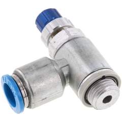 Festo 534340. One-way flow control valve GRLA-1/4-QS-10-RS-D