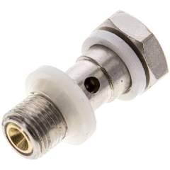 GRLD-1/8. Flow control banjo bolt G 1/8", Supply air and exhaust air flow controlling (C), Slotted screw (can