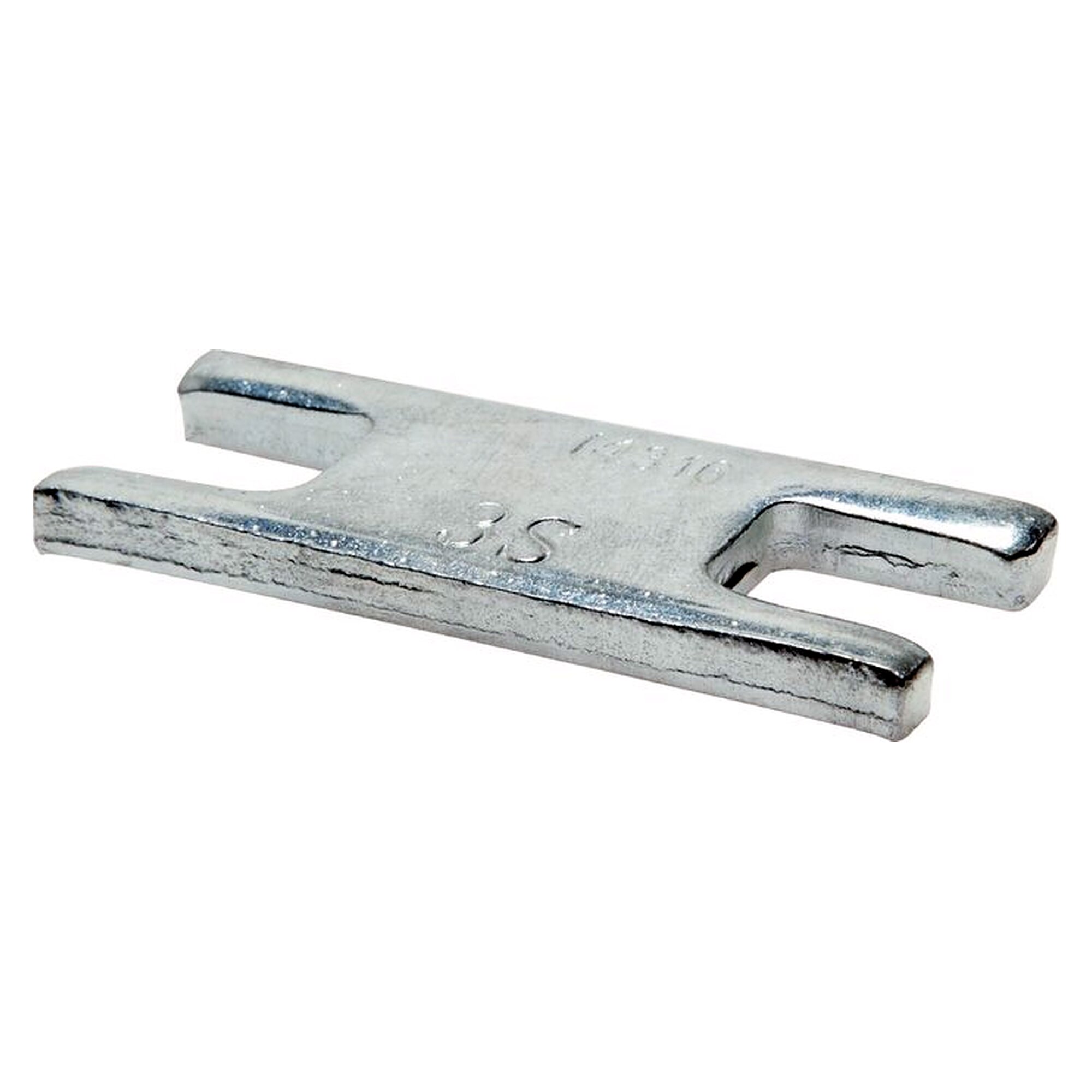 Locking plate for mounting bolt (per pair of clamping jaws is 1 pieces required), zinc-plated steel