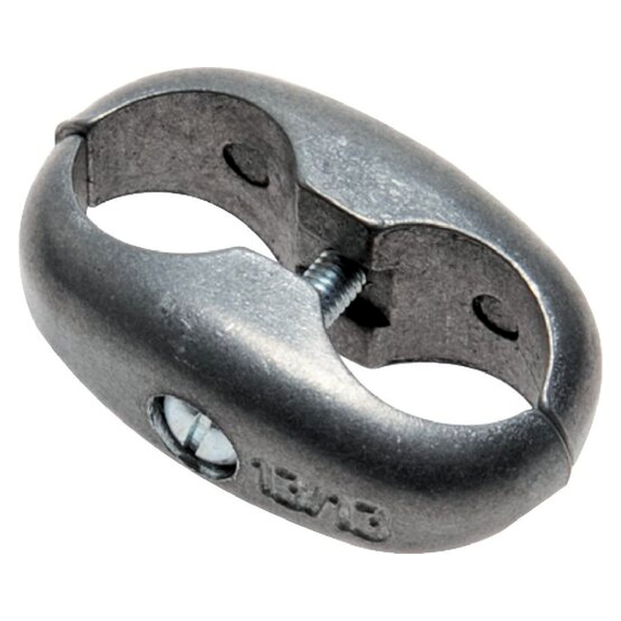 twin hose clamp for gas and oxygen hose 13mm, version metal