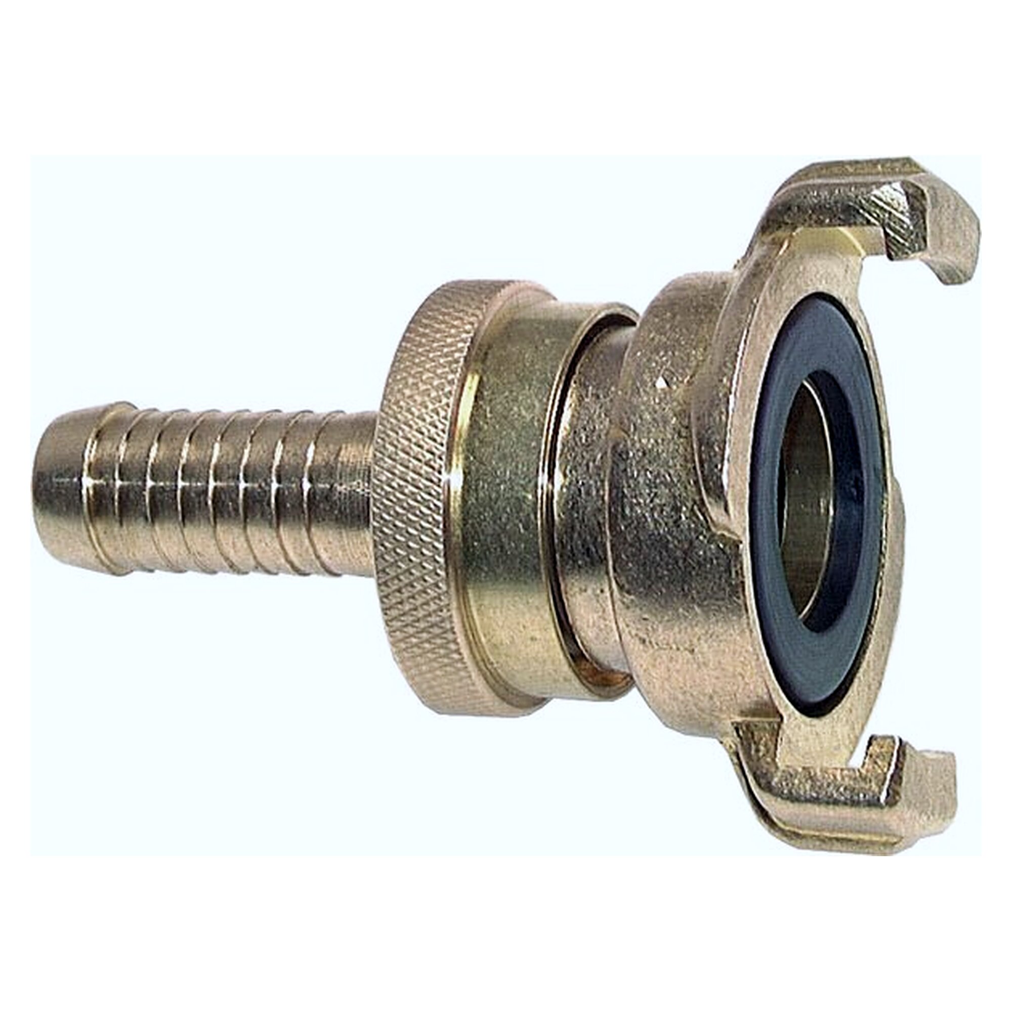 GK-Sicherheits-Schlauchkupplung,32 (1-1/4")mm Schlauch, Messing, Temperaturbereich 0 bis +80 °C
