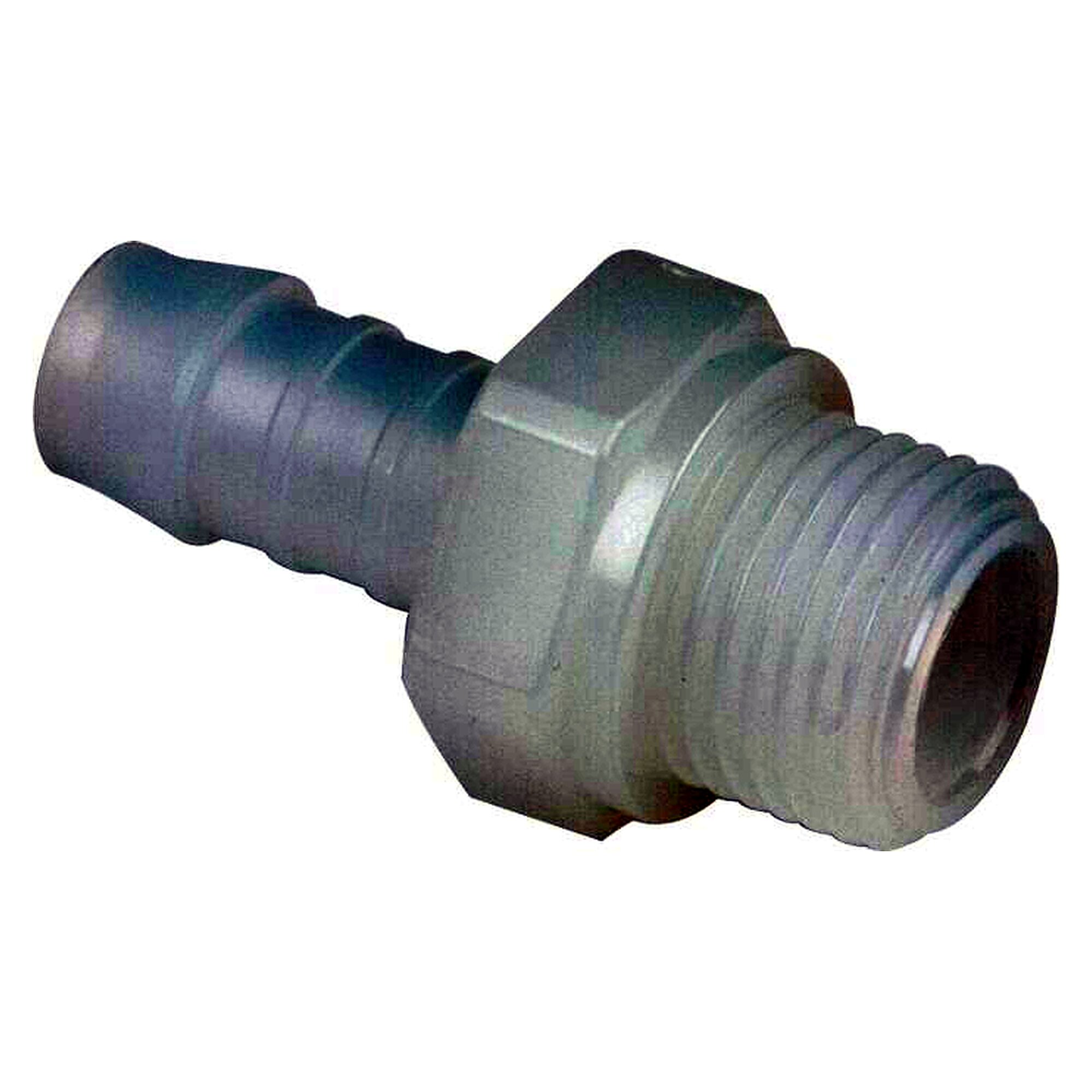 Gewindetülle mit zylindrischem Gewinde, G 1/4", Schlauch 13 (1/2") mm, PVDF (natur)