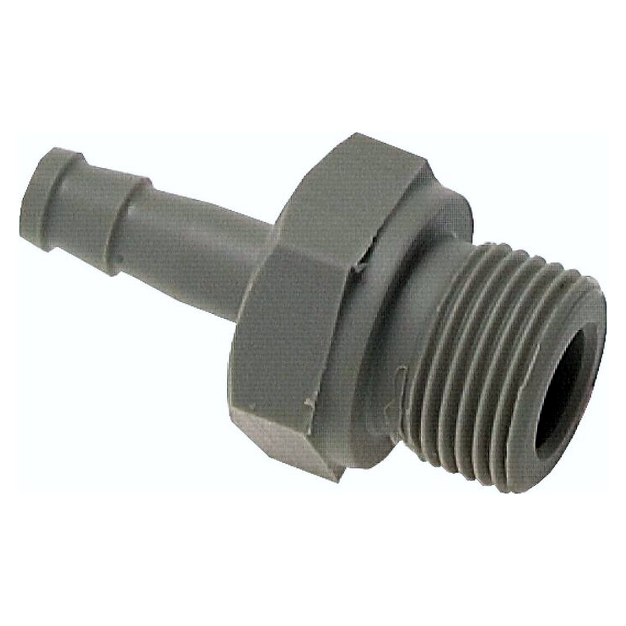 Gewindetülle mit zylindrischem Gewinde, G 1/4", Schlauch 4 mm, Polypropylen (beige)