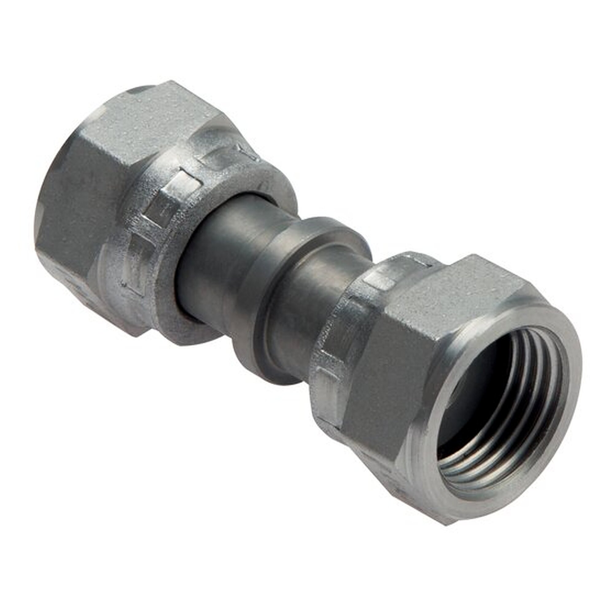 ORFS fitting, ORFS female UN 1-11/16"-12, PN 250 bar, zinc plated steel