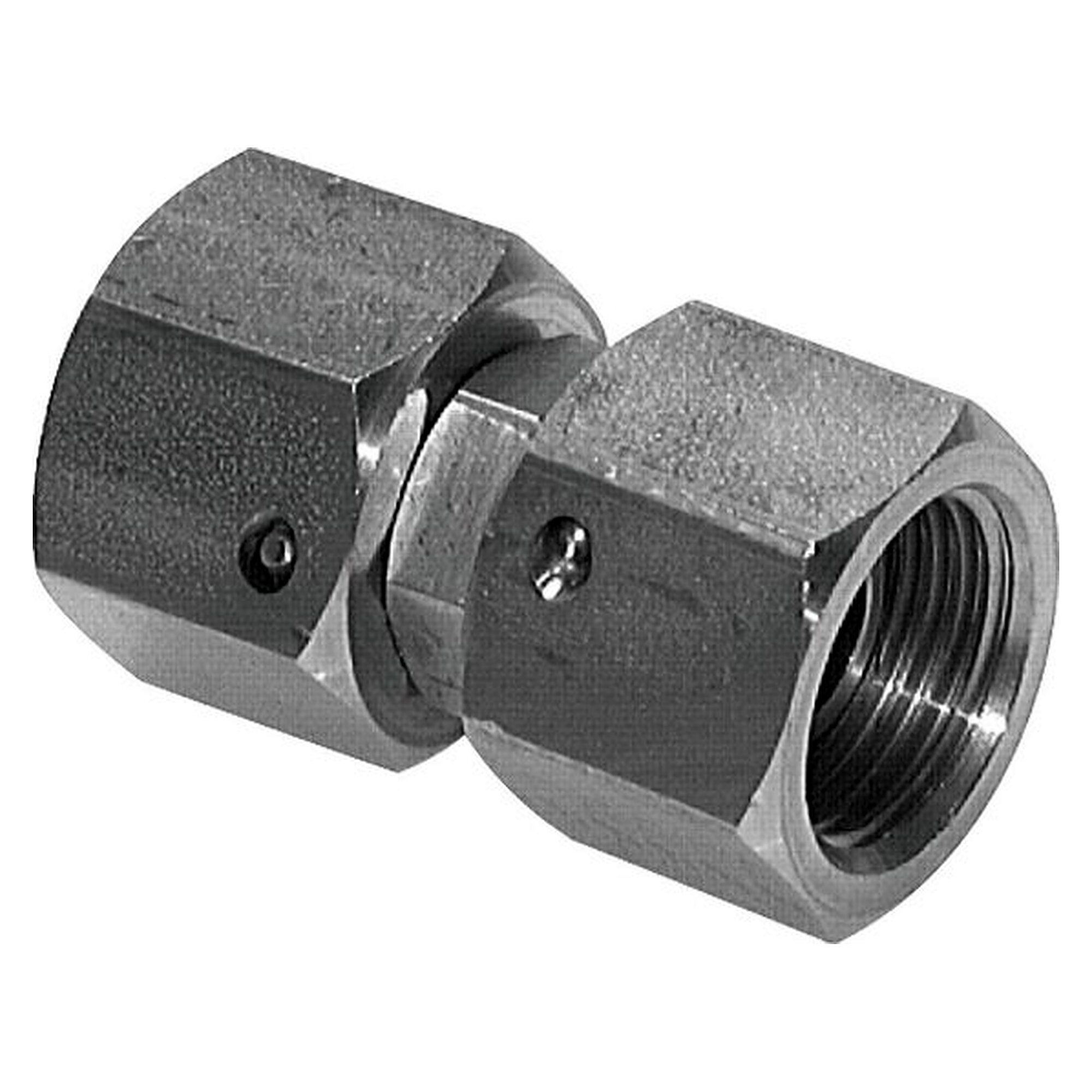 Gerader Verbinder mit 60°-Konus, mit 60°-Kegel, Überwurfmutter mit 60°-Außenkonus G 2", 1.4571