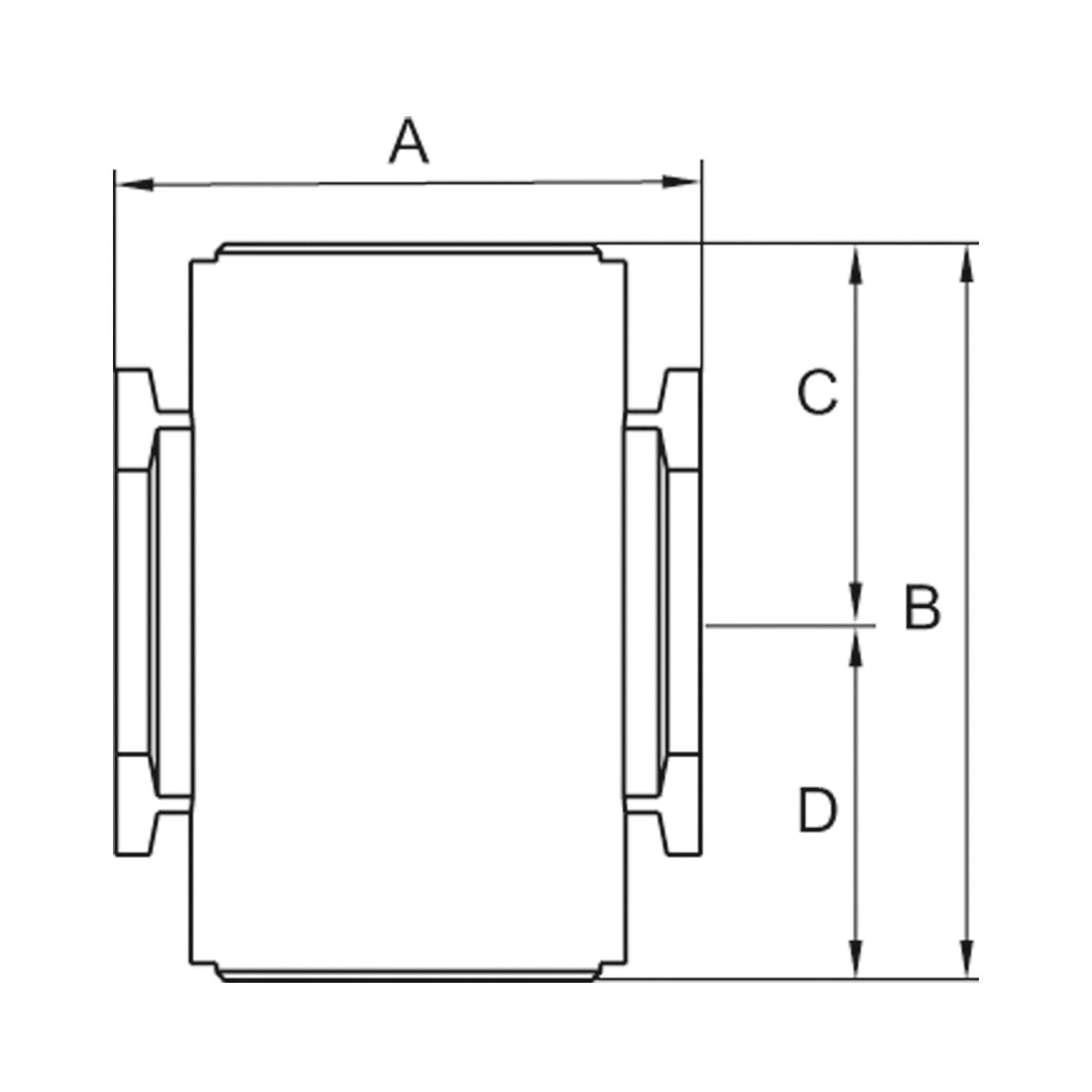 Verteiler »G-mini«, mit 2 Abgängen, BG 200, G 1/8, PE 0 - 9 bar - Riegler 116472