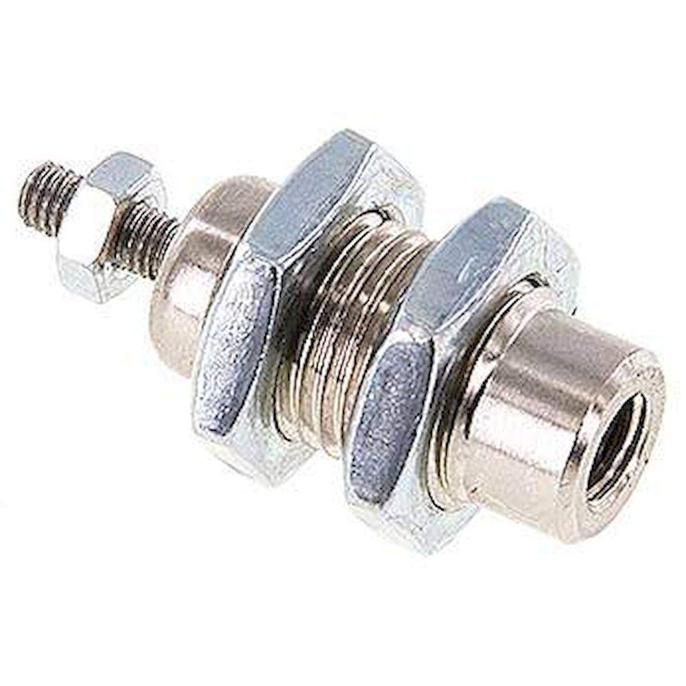 Einschraub-Pneumatikzylinder Kolben 6mm, 5mm Hub