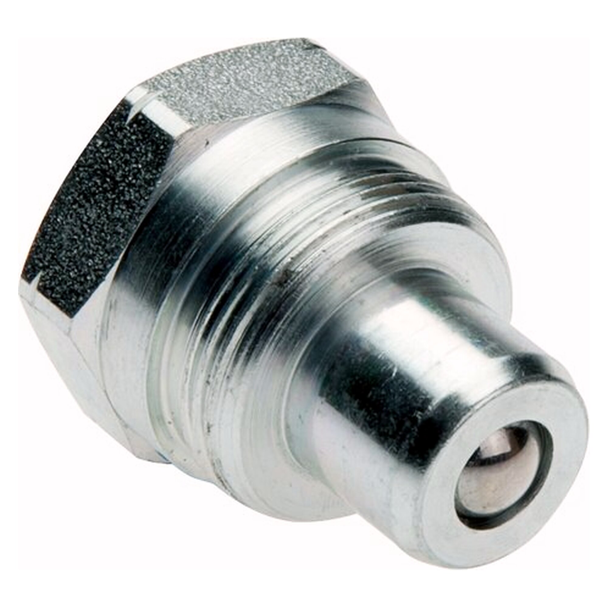 Hochdruck Schraubkupplung, Stecker, NPT 3/8" (IG), Stahl verzinkt
