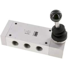 Airtec HF 12 510. 5/2-Wege Handhebelventil, Federrückstellung, G 1/2"