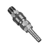 Nitto Kohki HI Cupla. Quick Connect Coupling 600PH, Brass, -