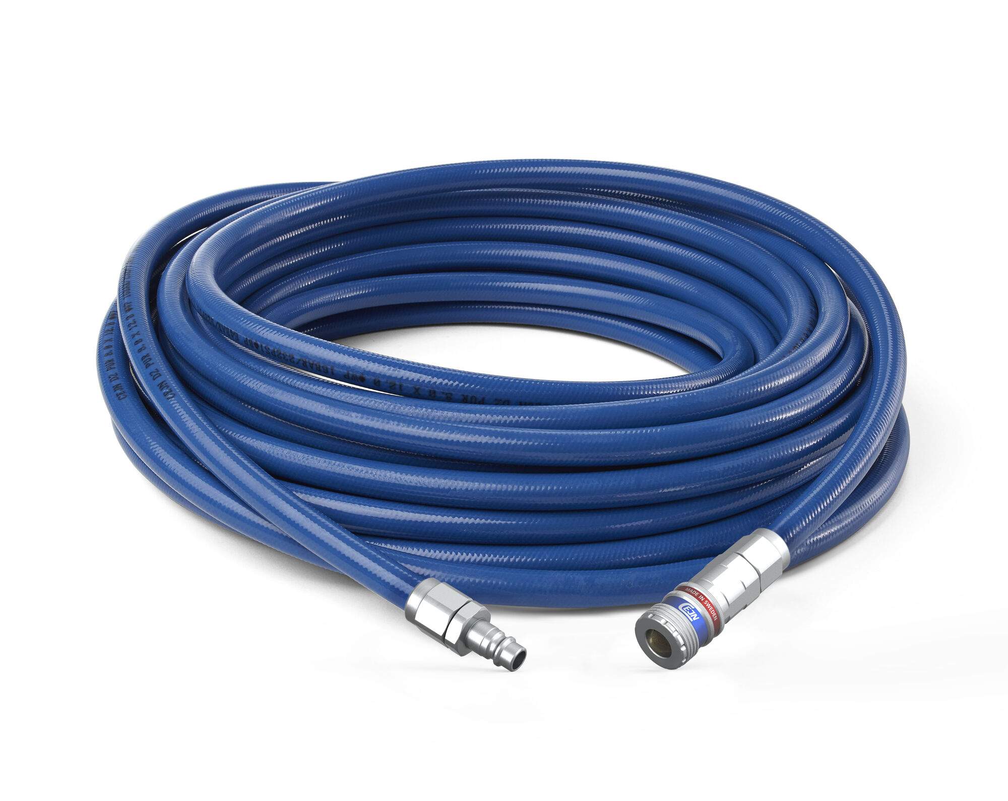 Compressed air hose kit, straight braided hose 6.5 x 10 mm, eSafe 320, 10 m, PUR - Cejn 199589211