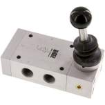 Airtec HR 12 320. 3/2-Wege Handhebelventil, Raste, G 1/2", Standard