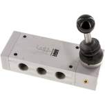 Airtec HR 12 520. 5/2-Wege Handhebelventil, Raste, G 1/2"