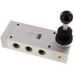 Airtec HR-12-533. 5/3-way hand lever valve, Centre position vented, detend, G 1/2"