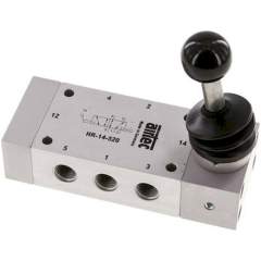 Airtec HR 14 520. 5/2-Wege Handhebelventil, Raste, G 1/4"