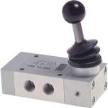 Airtec HR 14 320-X. 3/2-Wege Handhebelventil, Raste, G 1/4", ATEX-Zulassung