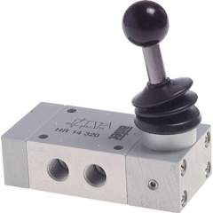 Airtec HR 14 320-X. 3/2-Wege Handhebelventil, Raste, G 1/4", ATEX-Zulassung