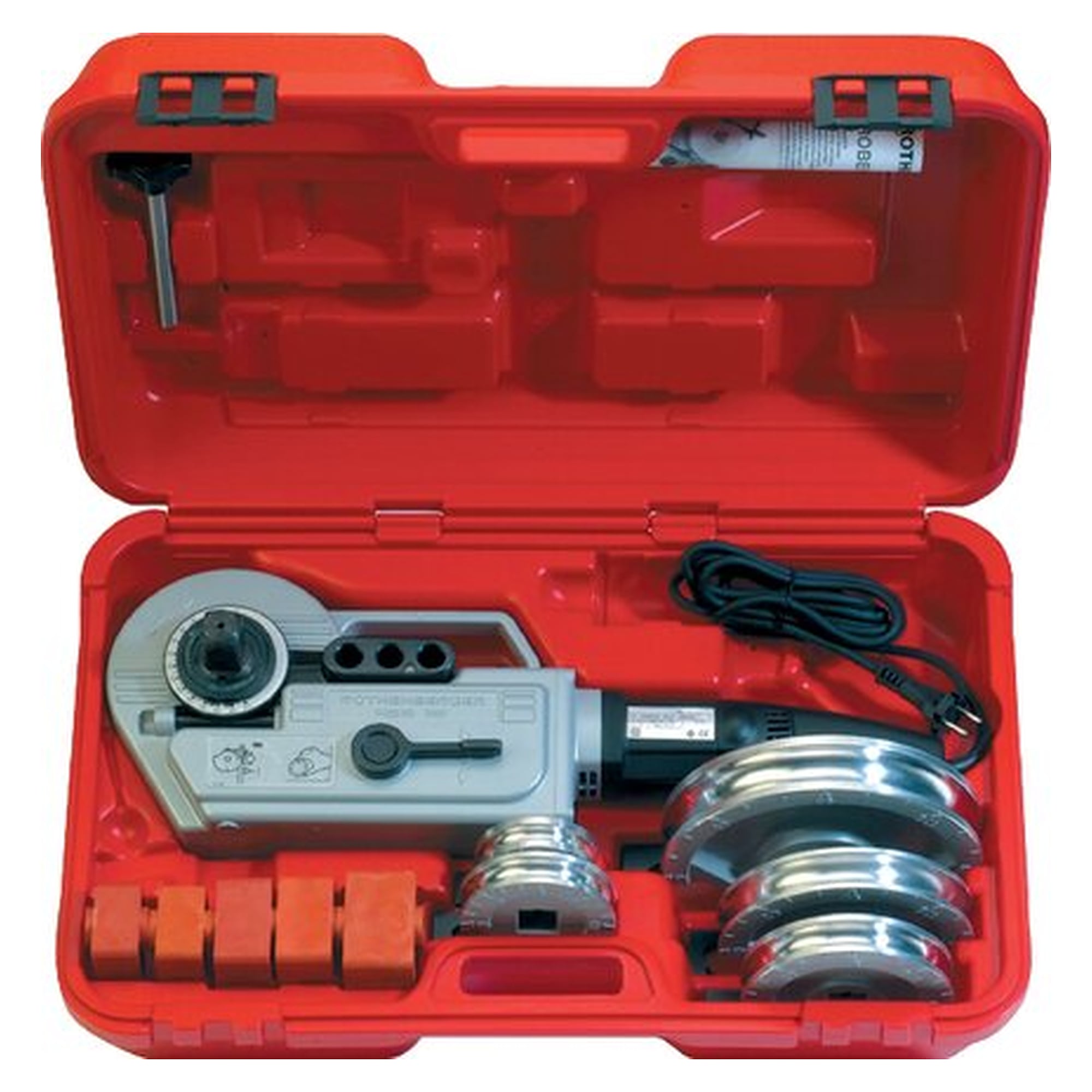 Komplettes Elektrobiegegerät mit Biegesätzen 15 mm - 18 mm - 22 mm - 28 mm